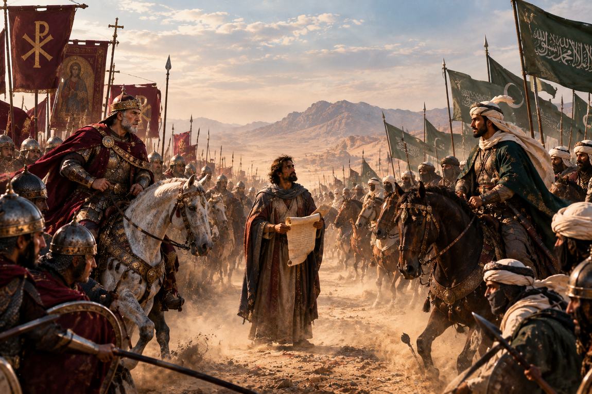 Sanctuary, two armies meeting
